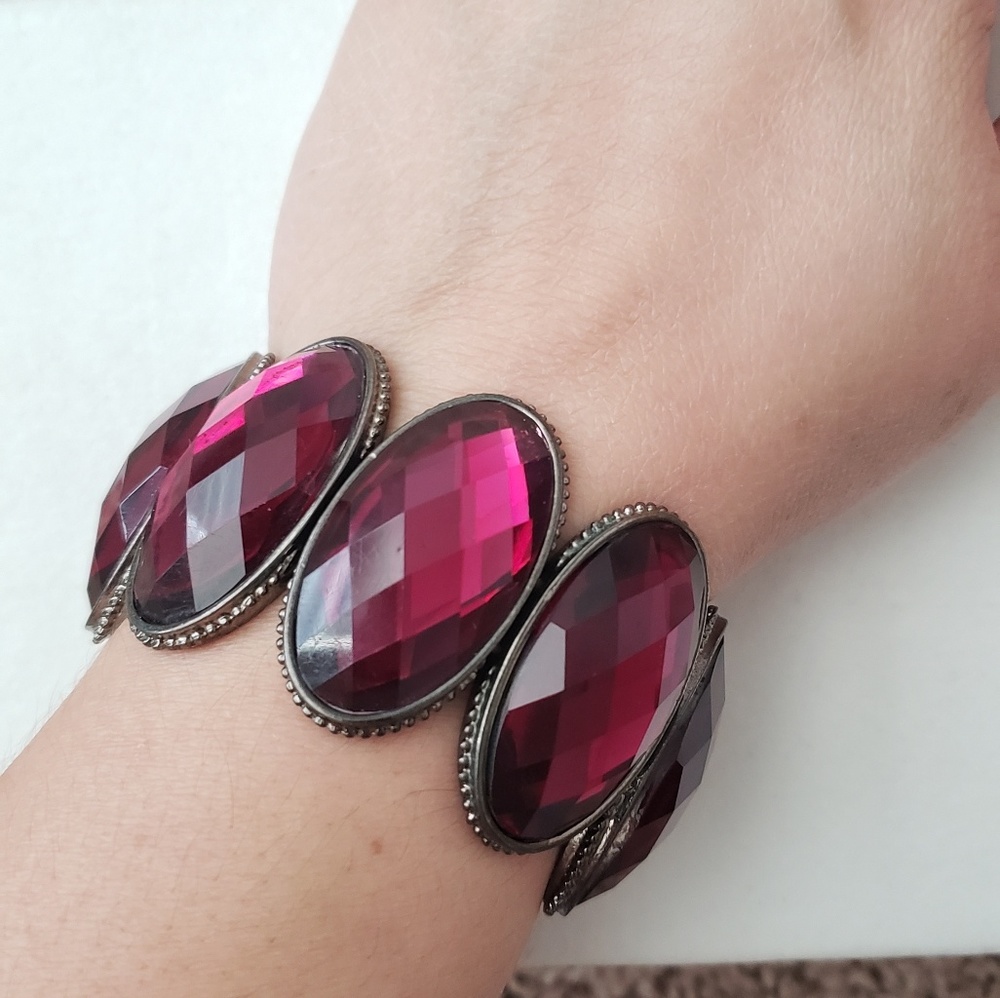 Purple Gem Bracelet